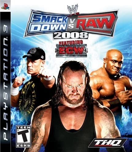 THQ WWE Smackdown VS Raw 08 PS3 Playstation 3 Game